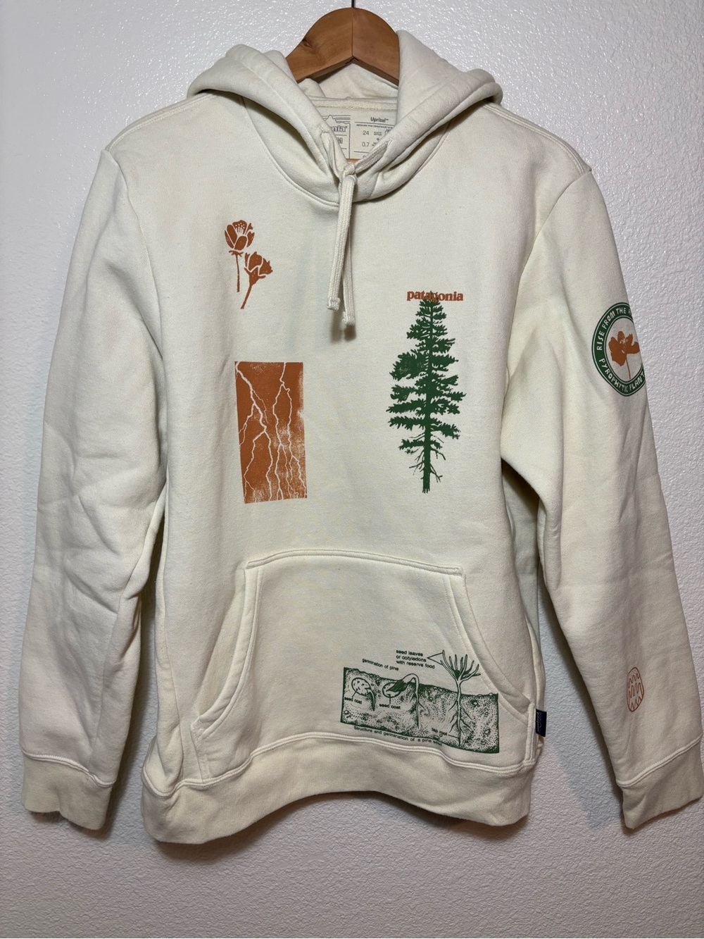 Patagonia Pyrophytes Uprisal Hoody Size M | gorpcore | outdoors | camping |